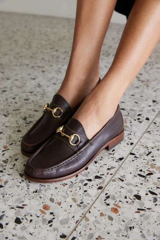 The Bit Loafer in Castagno sold by Jamie Haller