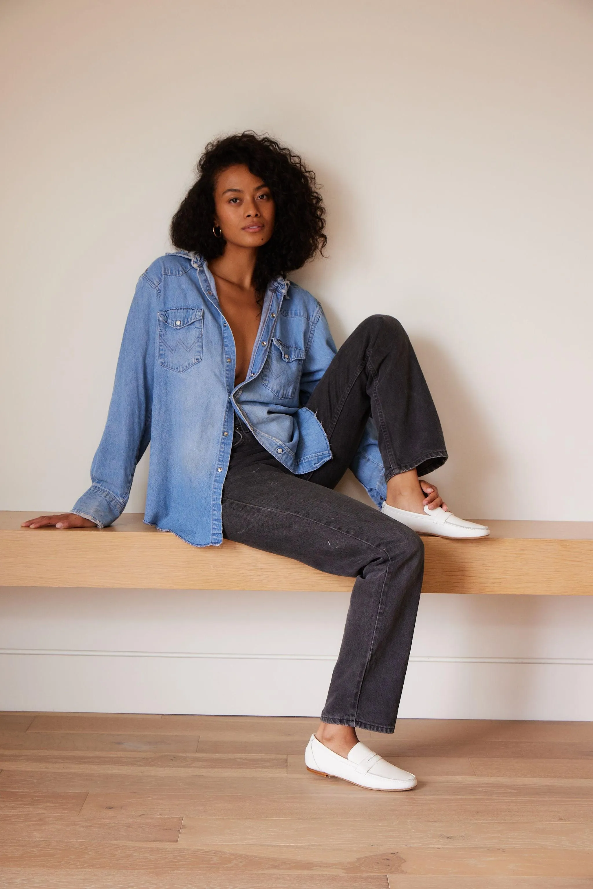 The Penny Loafer in White Natural sold by Jamie Haller product image thumbnail 2