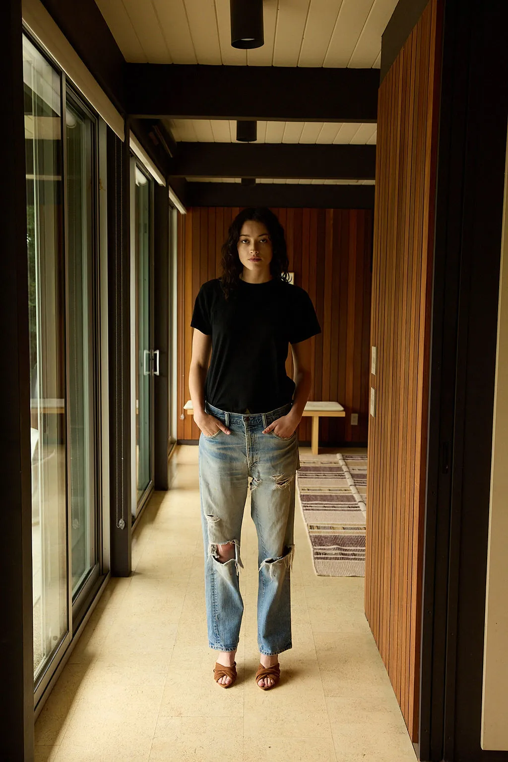 The Knot Heel in Chocolate Suede sold by Jamie Haller product image thumbnail 2