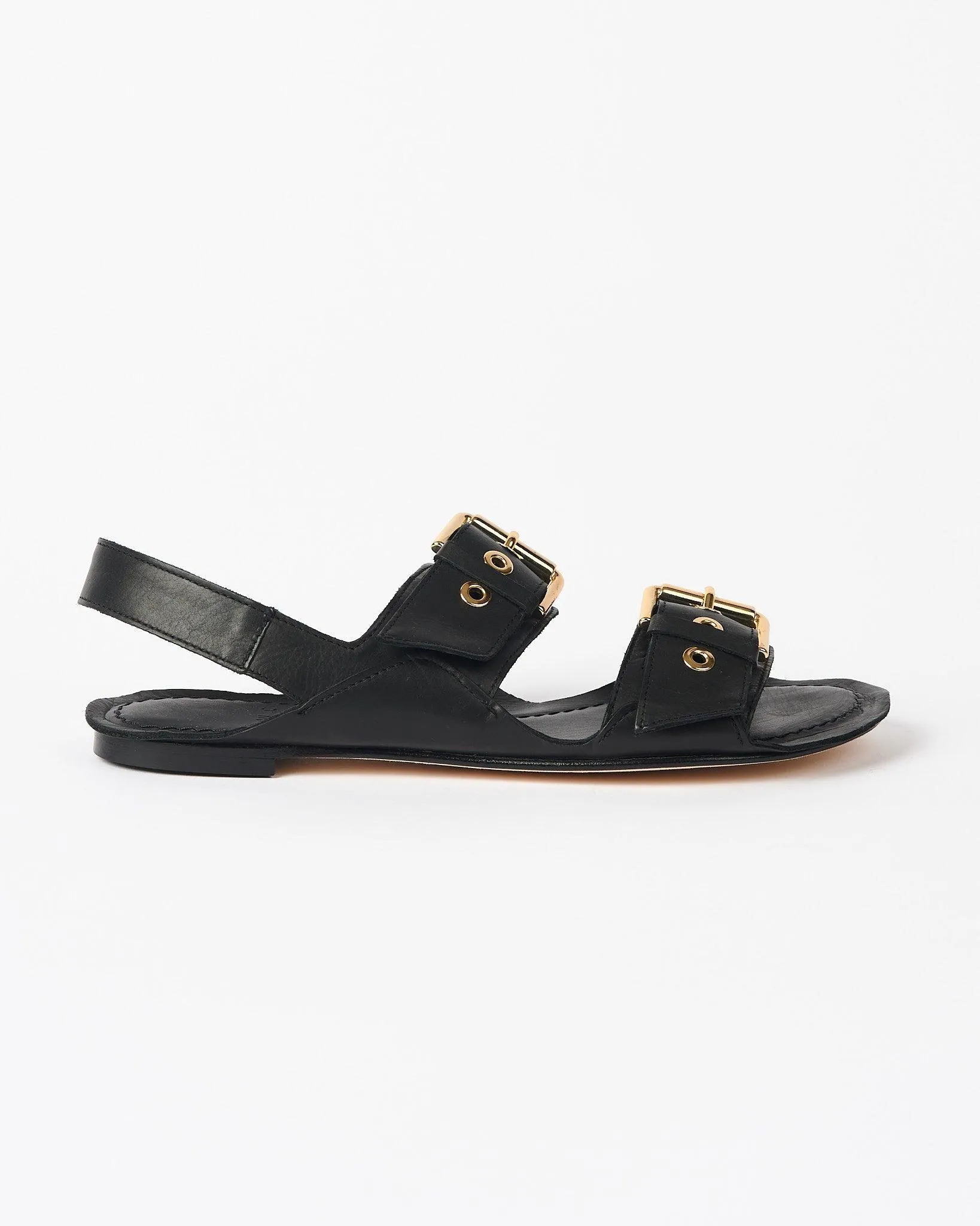 The Double Buckle Sandal in Black sold by Jamie Haller product image thumbnail 2