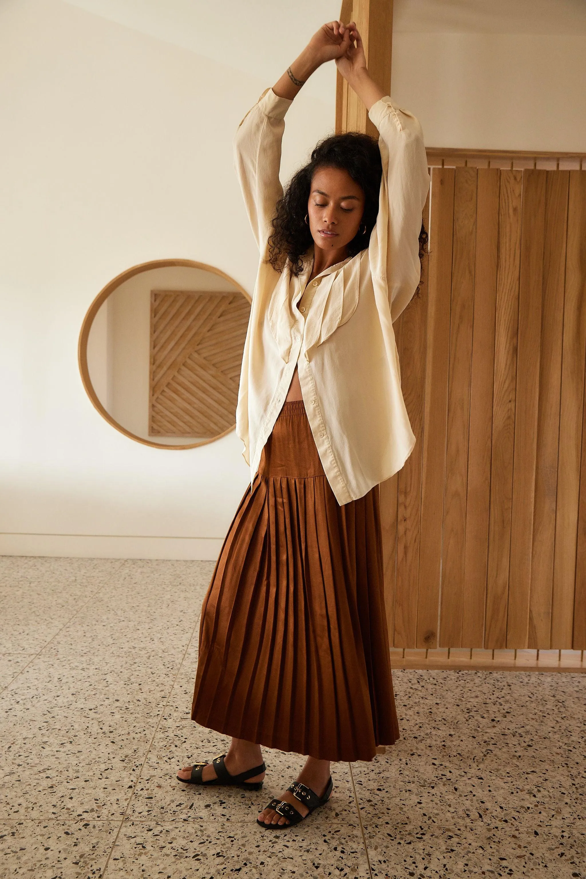 The Double Buckle Sandal in Black sold by Jamie Haller product image thumbnail 4