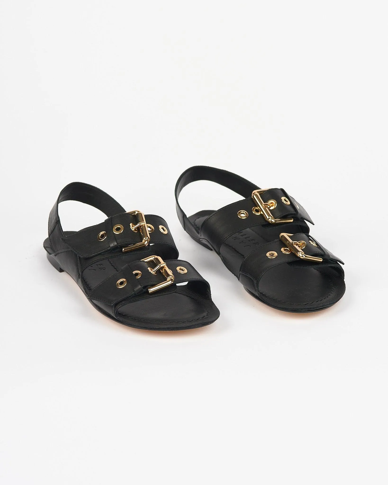 The Double Buckle Sandal in Black sold by Jamie Haller product image thumbnail 3