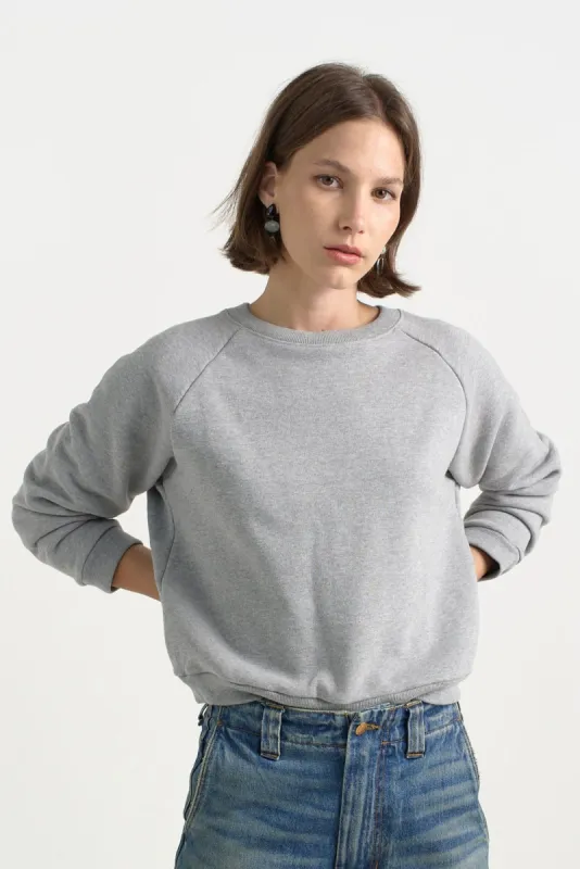 The Daily Sweatshirt in Heather Grey sold by Jamie Haller