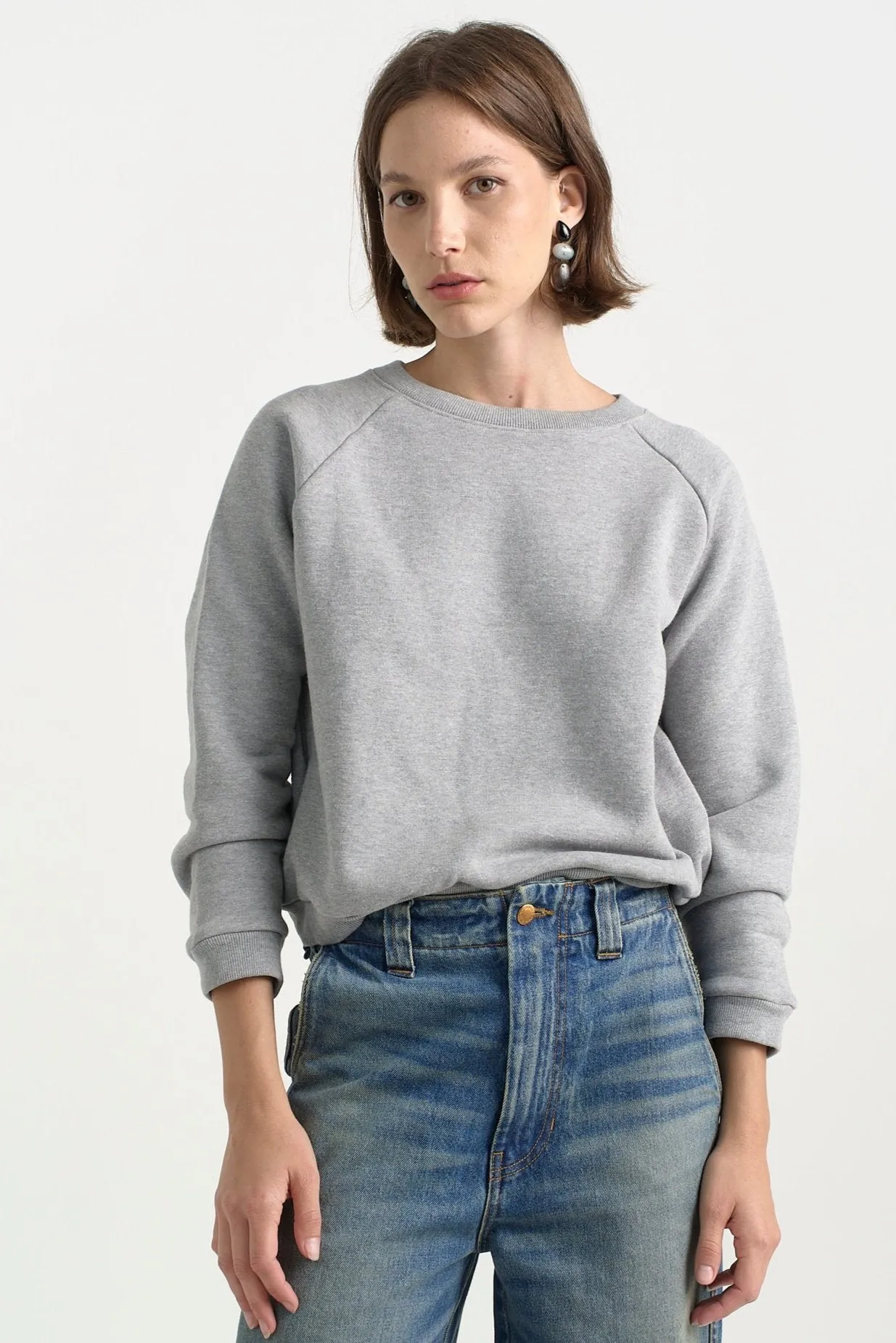The Daily Sweatshirt in Heather Grey sold by Jamie Haller product image thumbnail 5