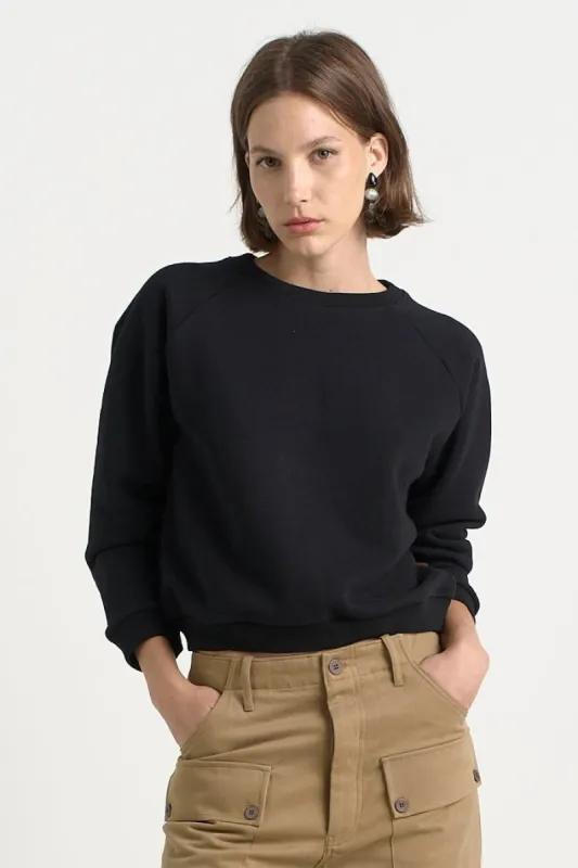 The Daily Sweatshirt in Black made by Jamie Haller