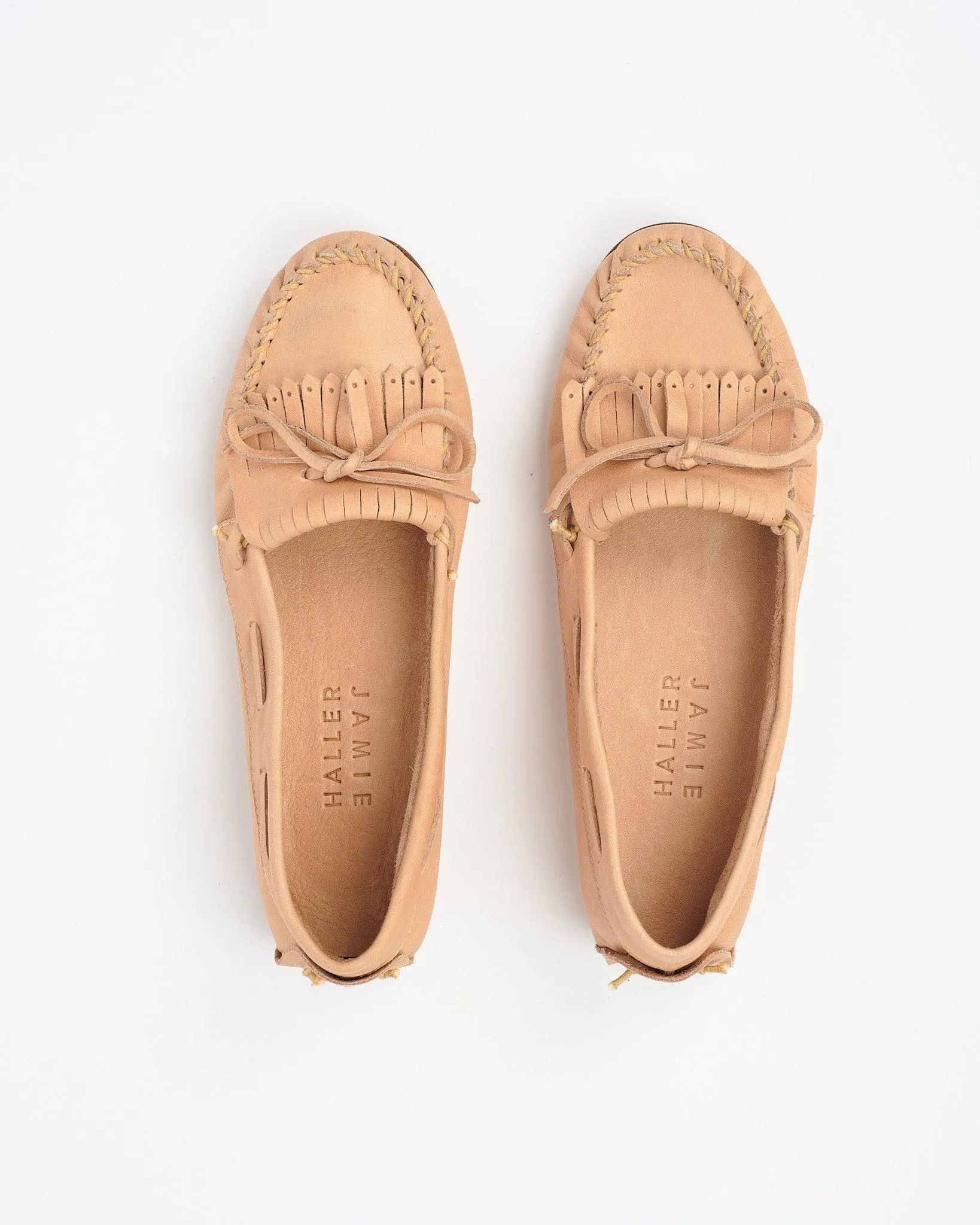The Camp Loafer in Desert Tan sold by Jamie Haller