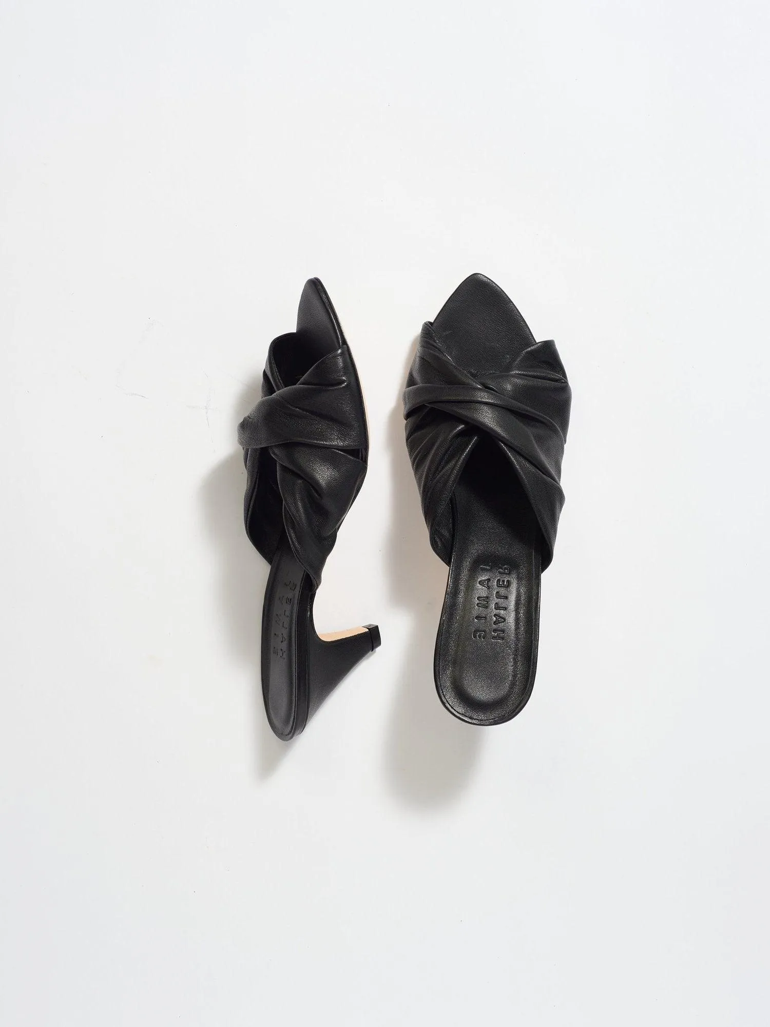 The Knot Heel in Black sold by Jamie Haller product image thumbnail 3