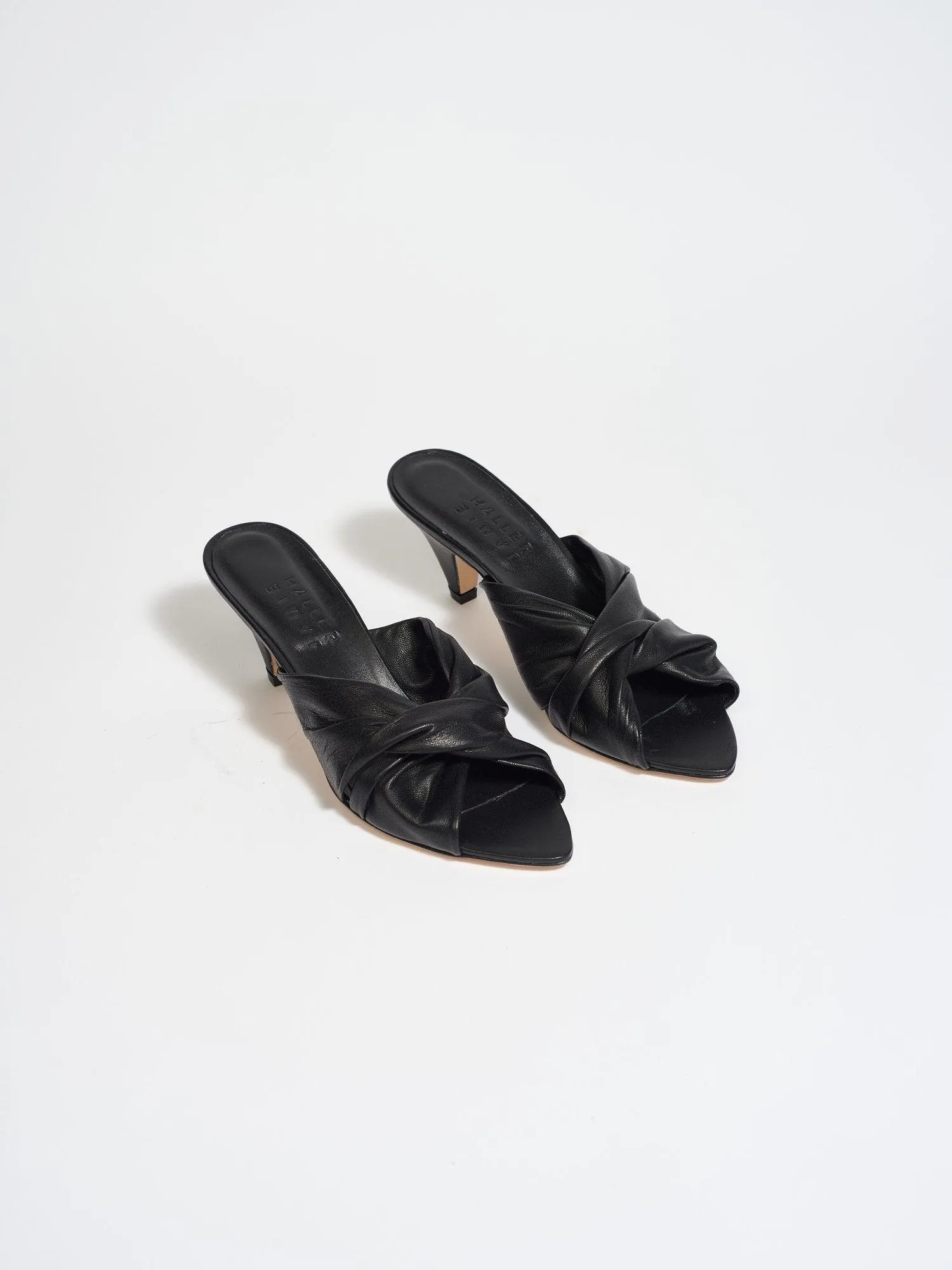 The Knot Heel in Black sold by Jamie Haller product image thumbnail 2