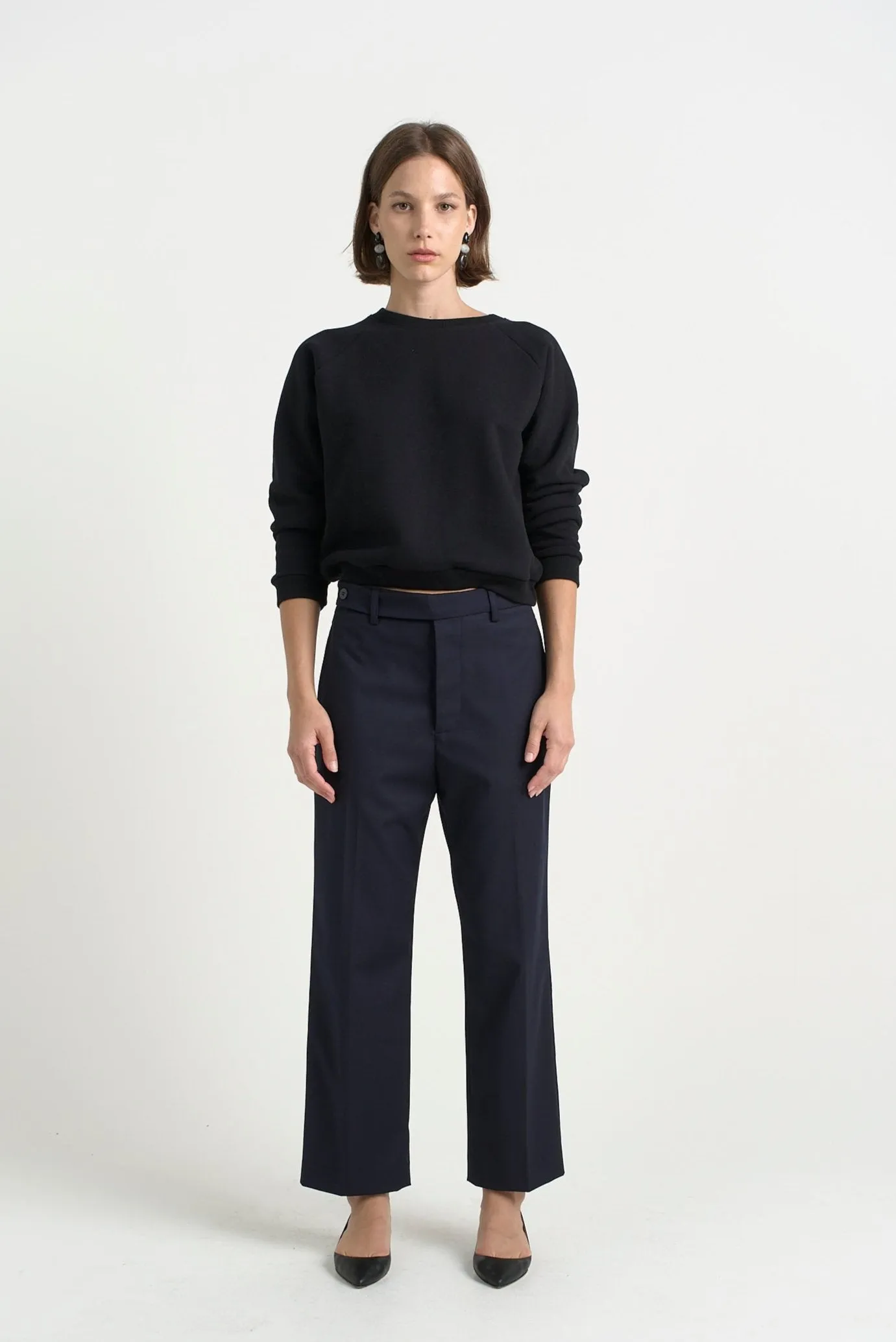 The Waist Tape Trouser in Dark Navy sold by Jamie Haller product image thumbnail 2