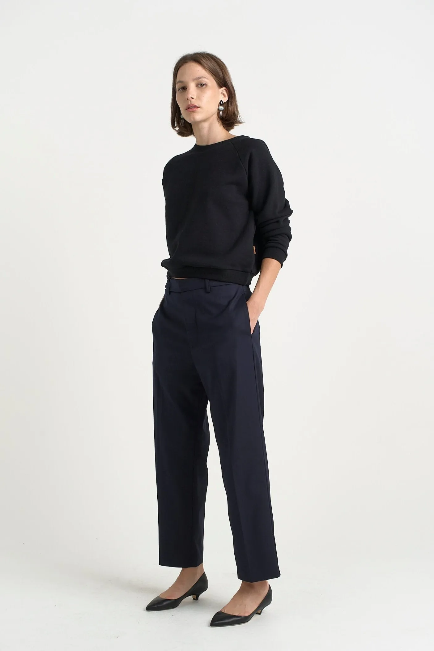 The Waist Tape Trouser in Dark Navy sold by Jamie Haller product image thumbnail 5
