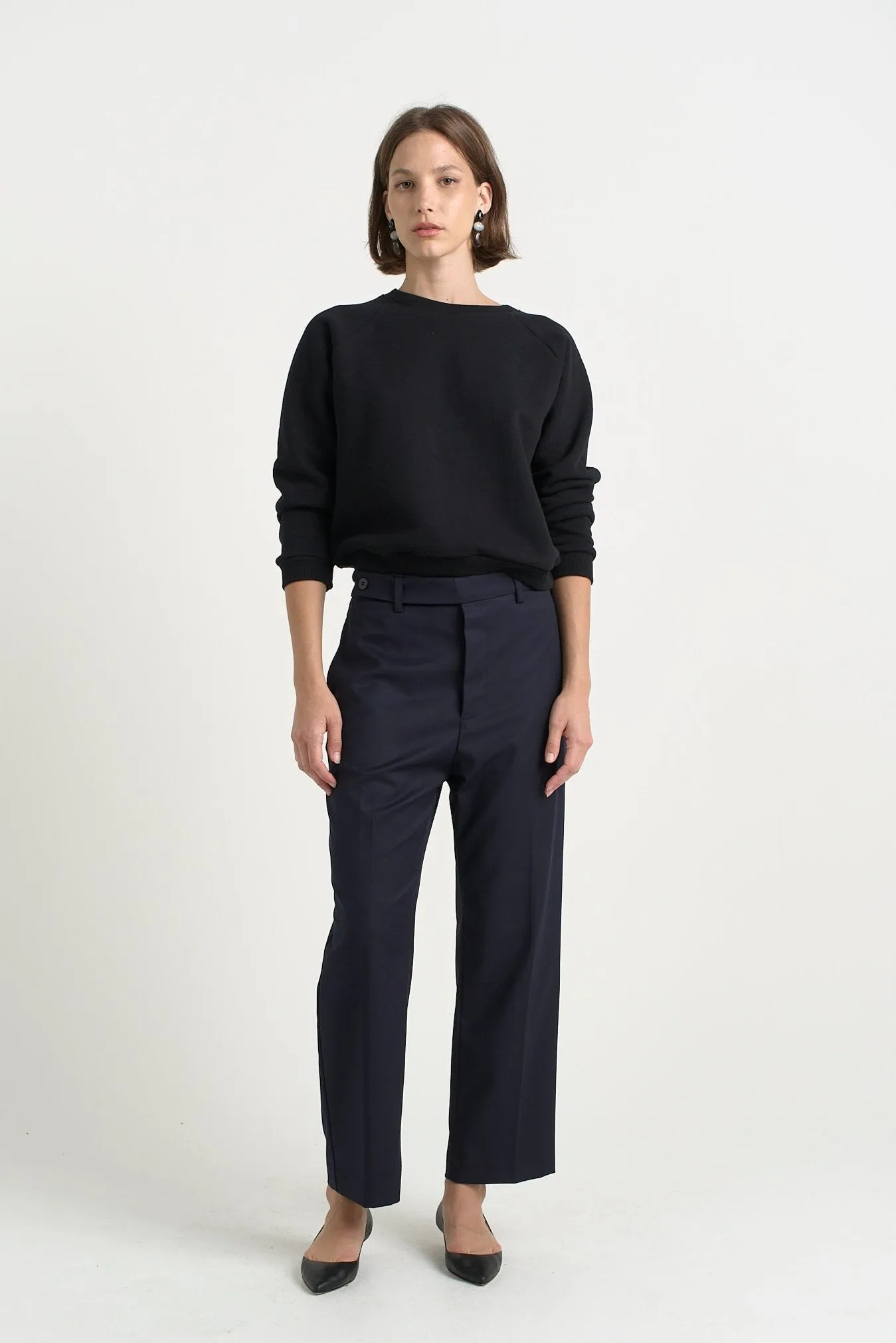 The Waist Tape Trouser in Dark Navy sold by Jamie Haller product image thumbnail 4