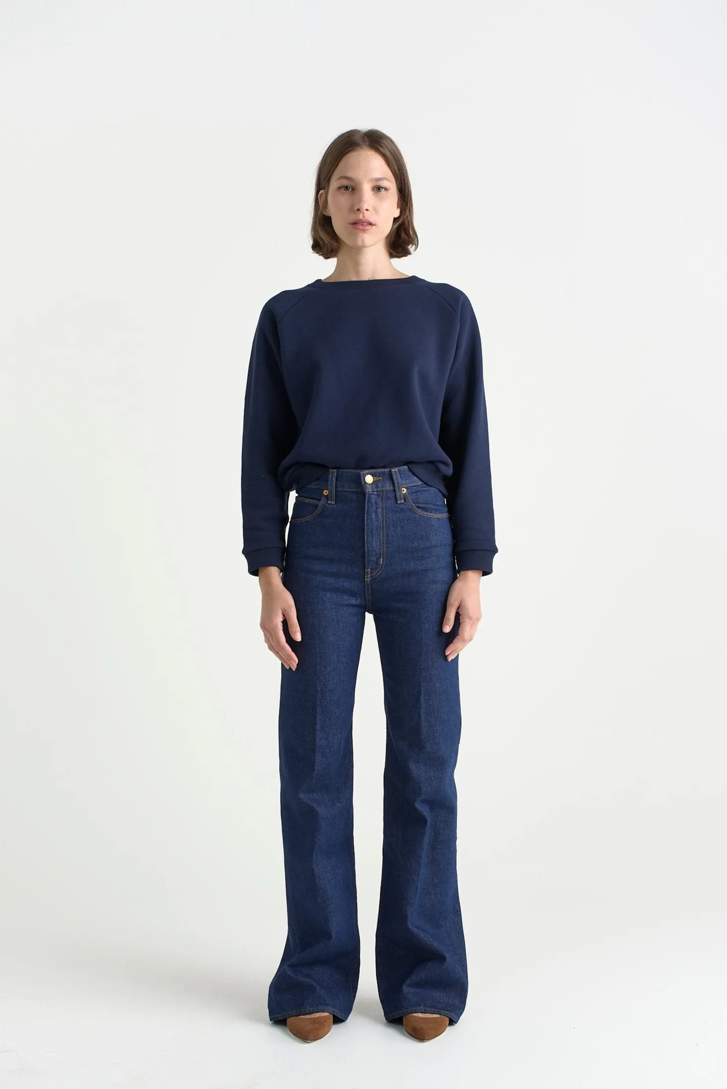 The Crease Jean in Raw Rinse sold by Jamie Haller product image thumbnail 2