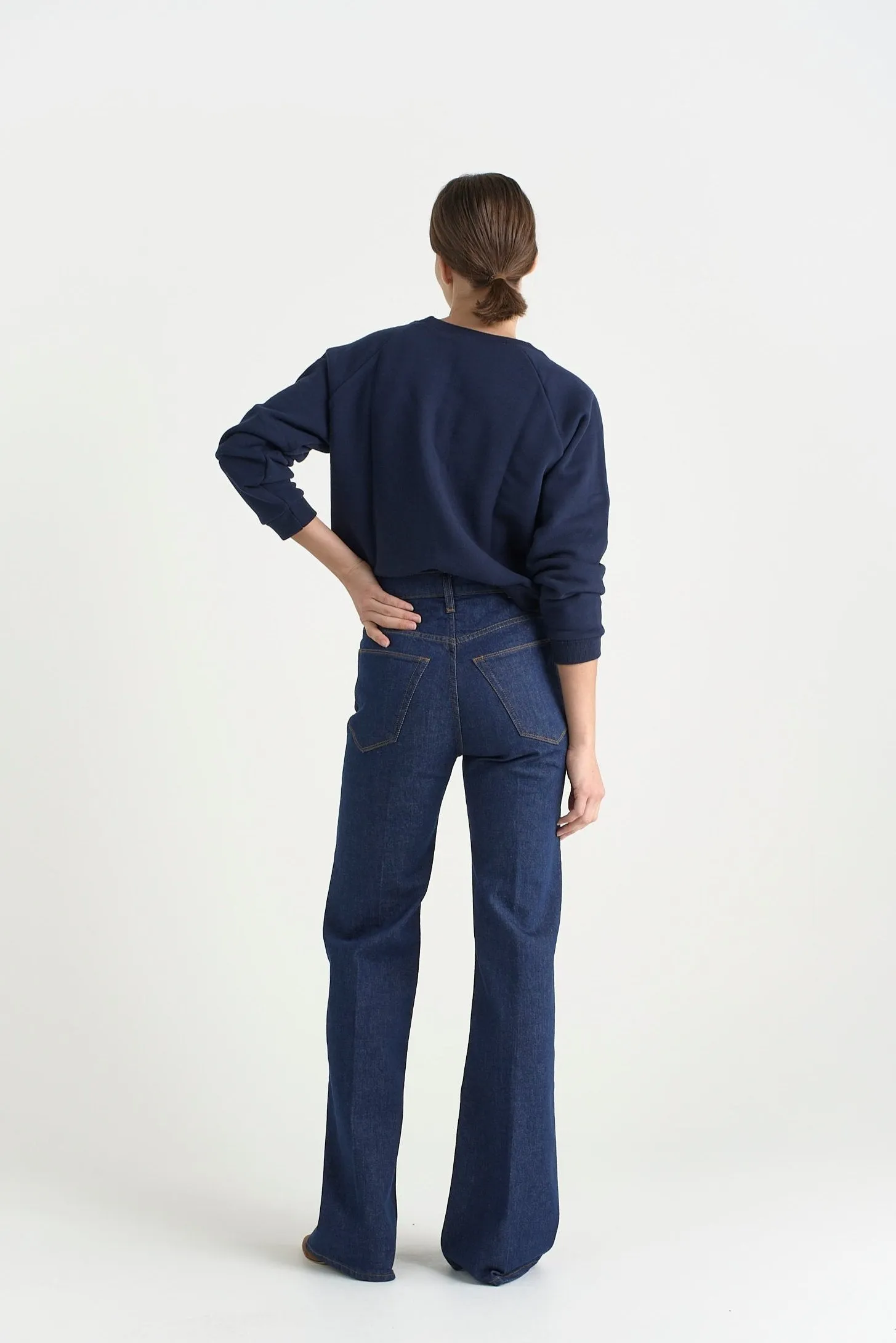 The Crease Jean in Raw Rinse sold by Jamie Haller product image thumbnail 5