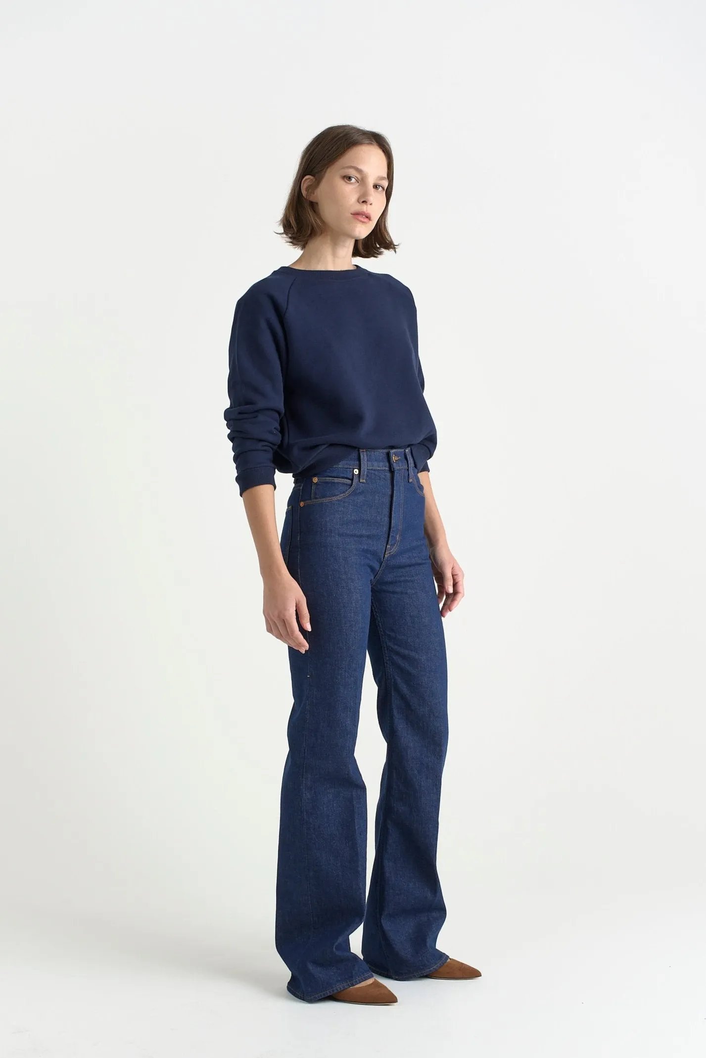 The Crease Jean in Raw Rinse sold by Jamie Haller product image thumbnail 3