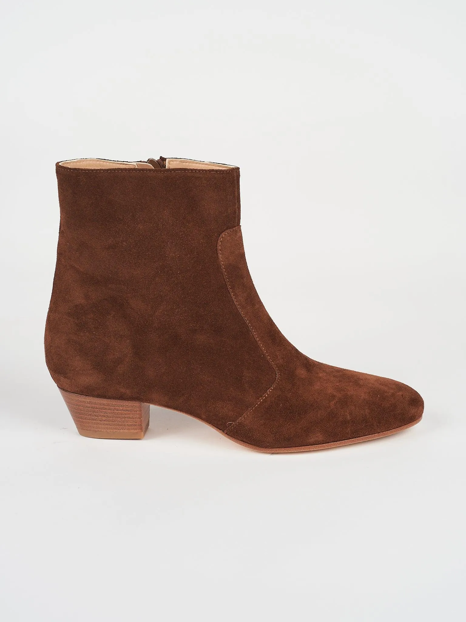 The Beatnik in Chocolate Suede sold by Jamie Haller