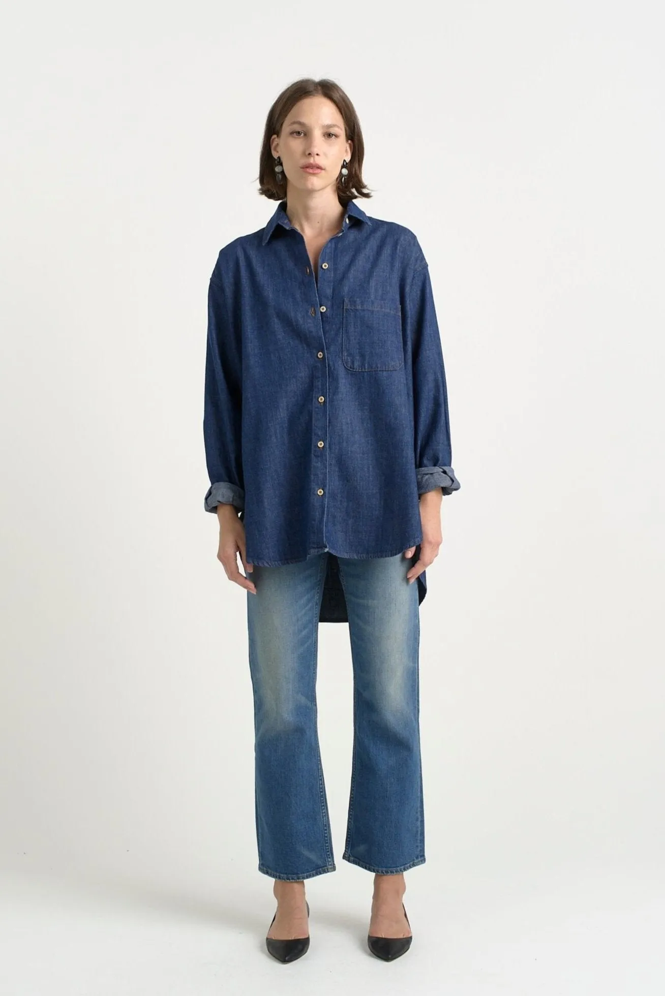 The Essential Shirt in Raw Rinse sold by Jamie Haller product image thumbnail 3