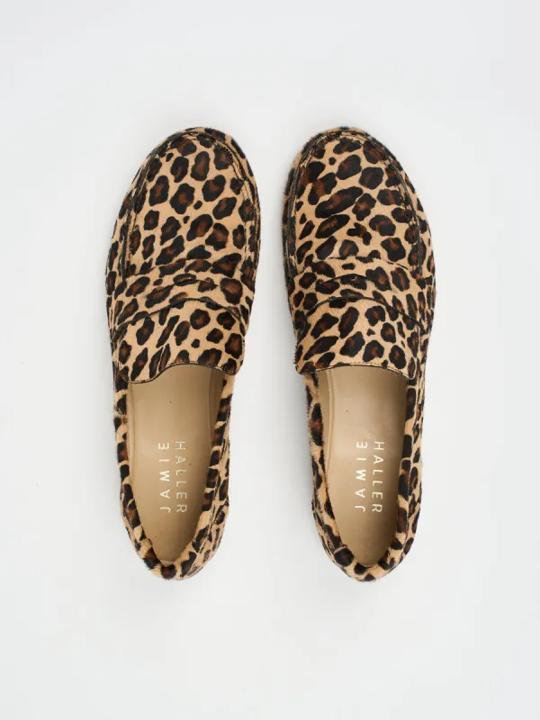 The Penny Loafer in Ponyhair Leopard sold by Jamie Haller