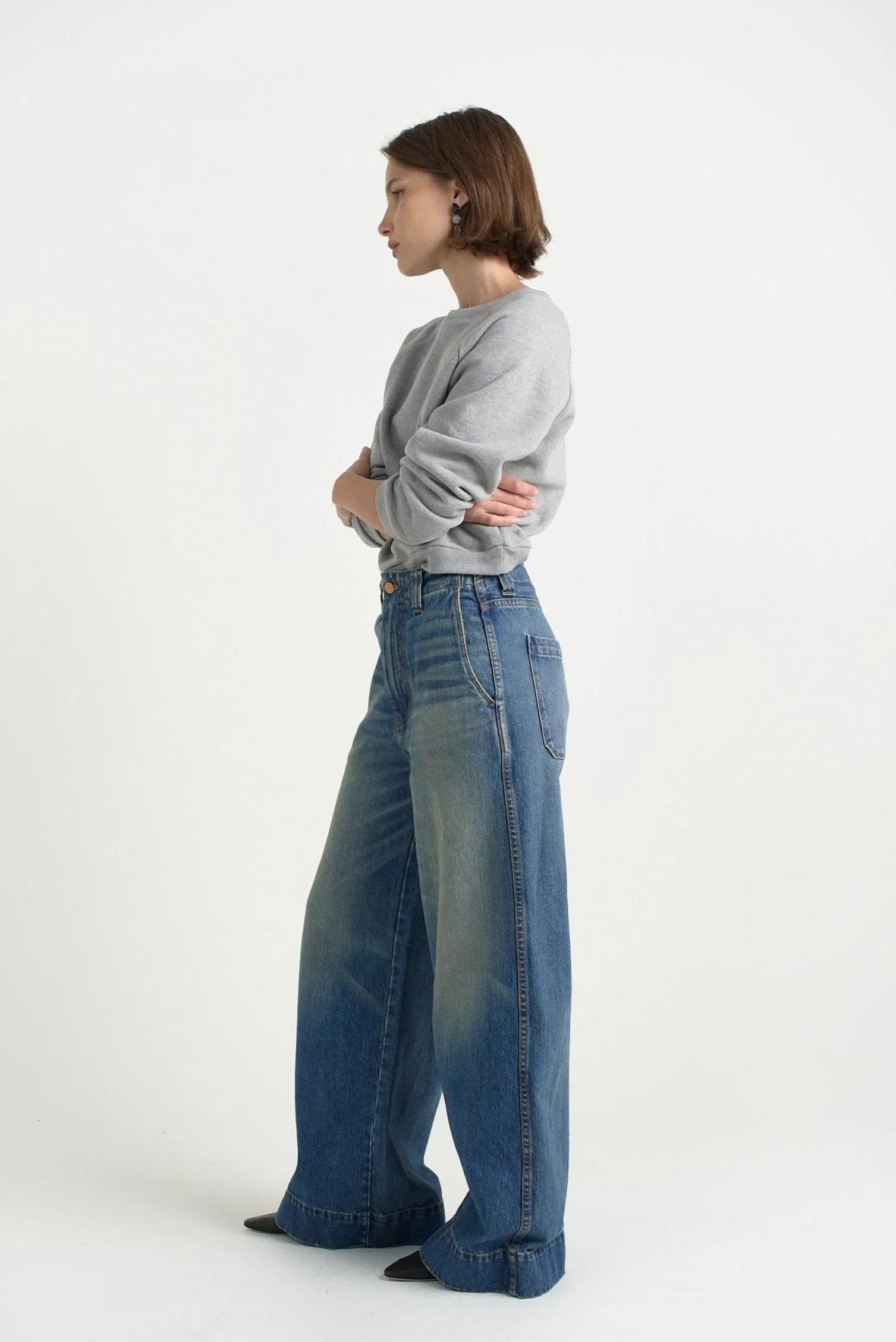 The Off Duty in Distressed Indigo sold by Jamie Haller