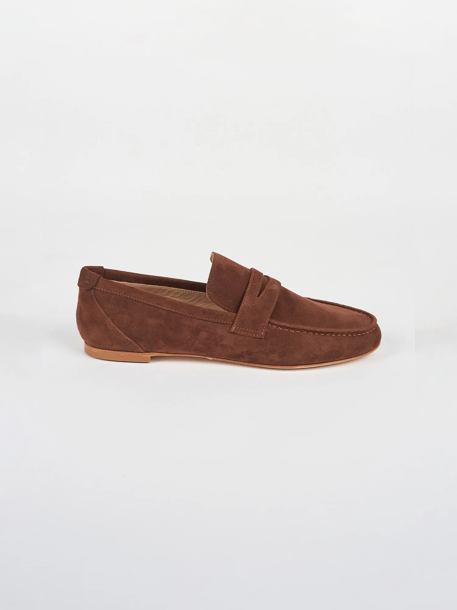 The Penny Loafer in Cafe Suede sold by Jamie Haller product image thumbnail 2
