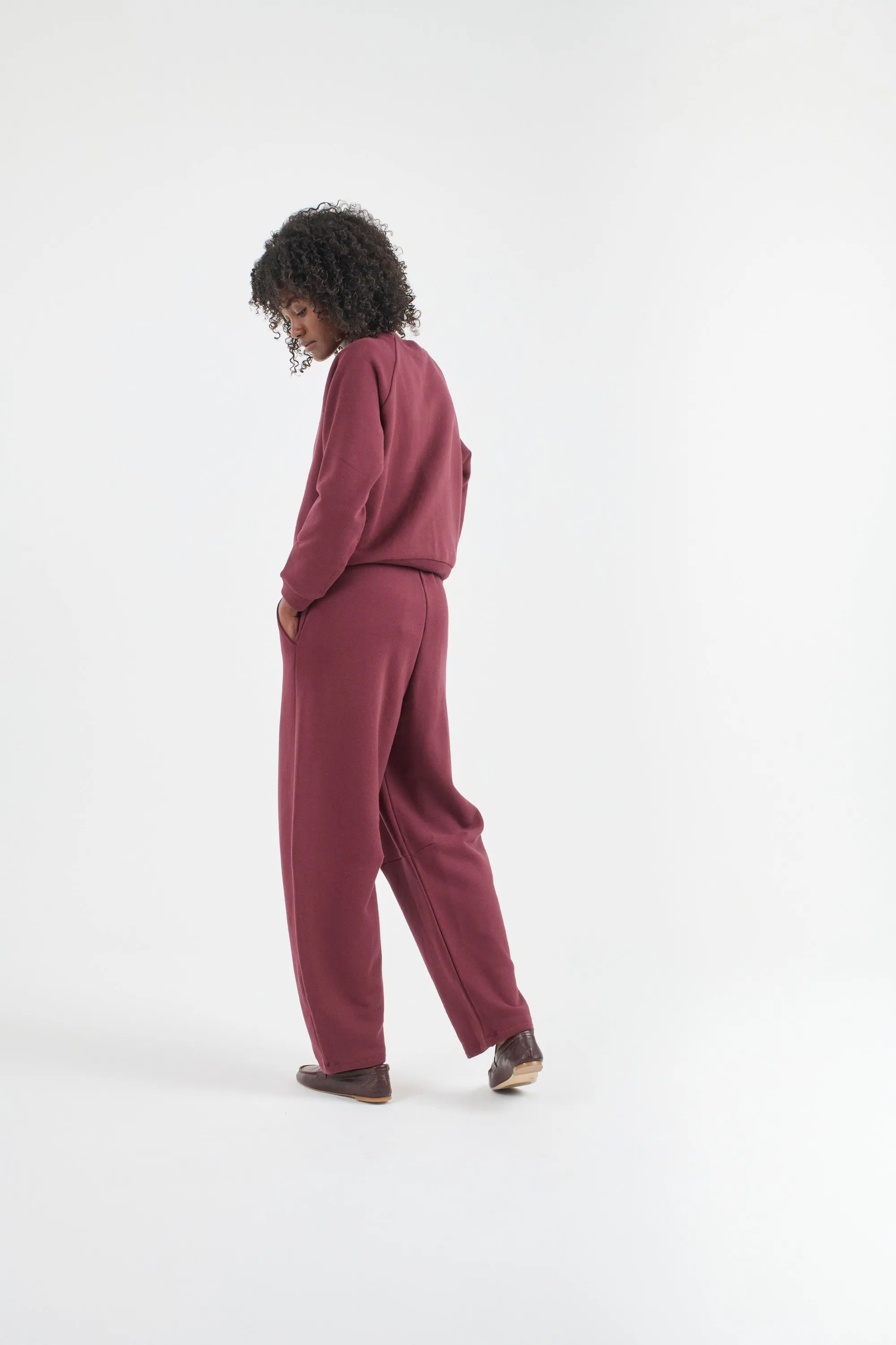 The Daily Sweatshirt in Cherry Cola sold by Jamie Haller product image thumbnail 3