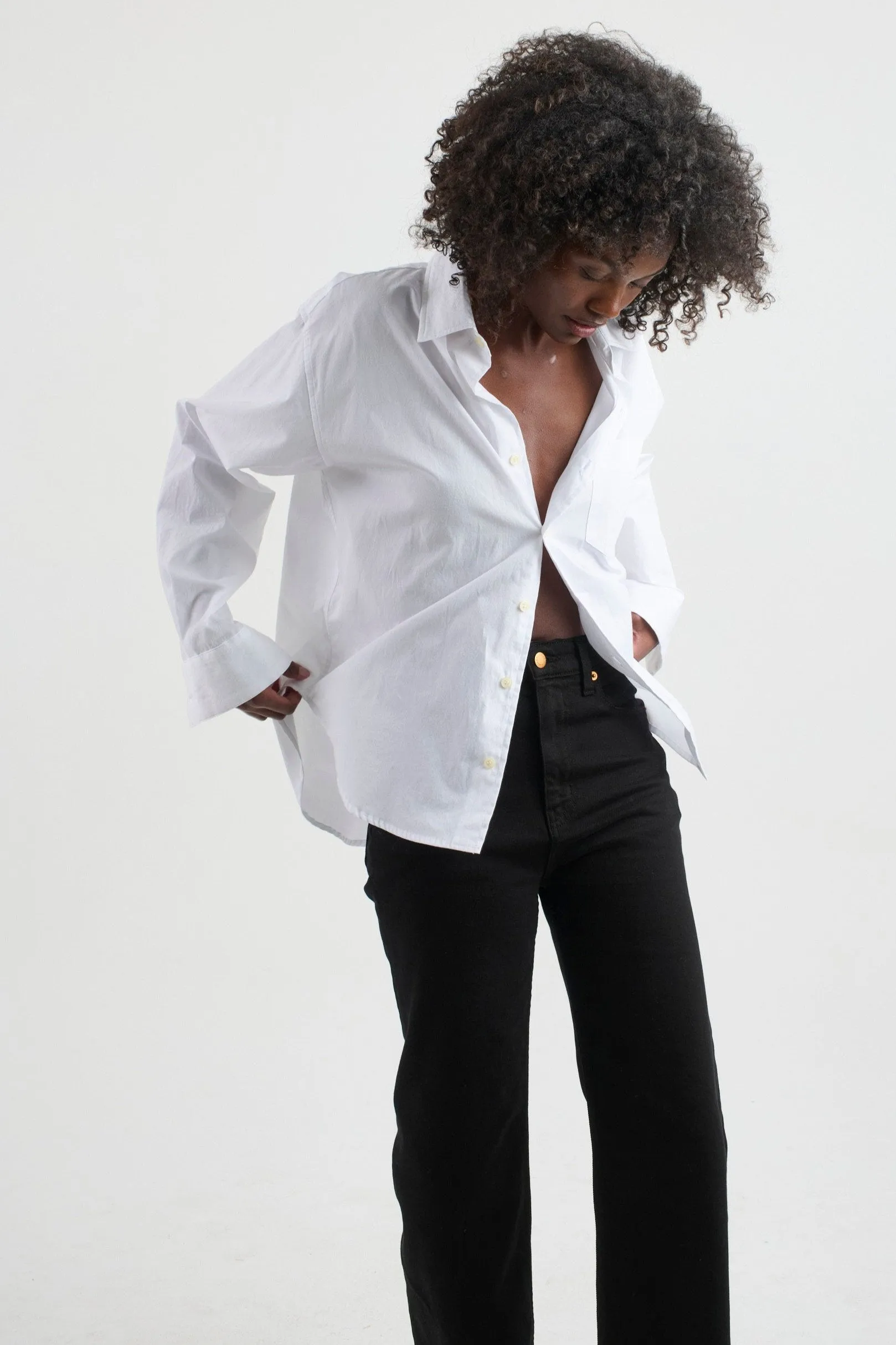The Weekend Shirt in White sold by Jamie Haller product image thumbnail 5