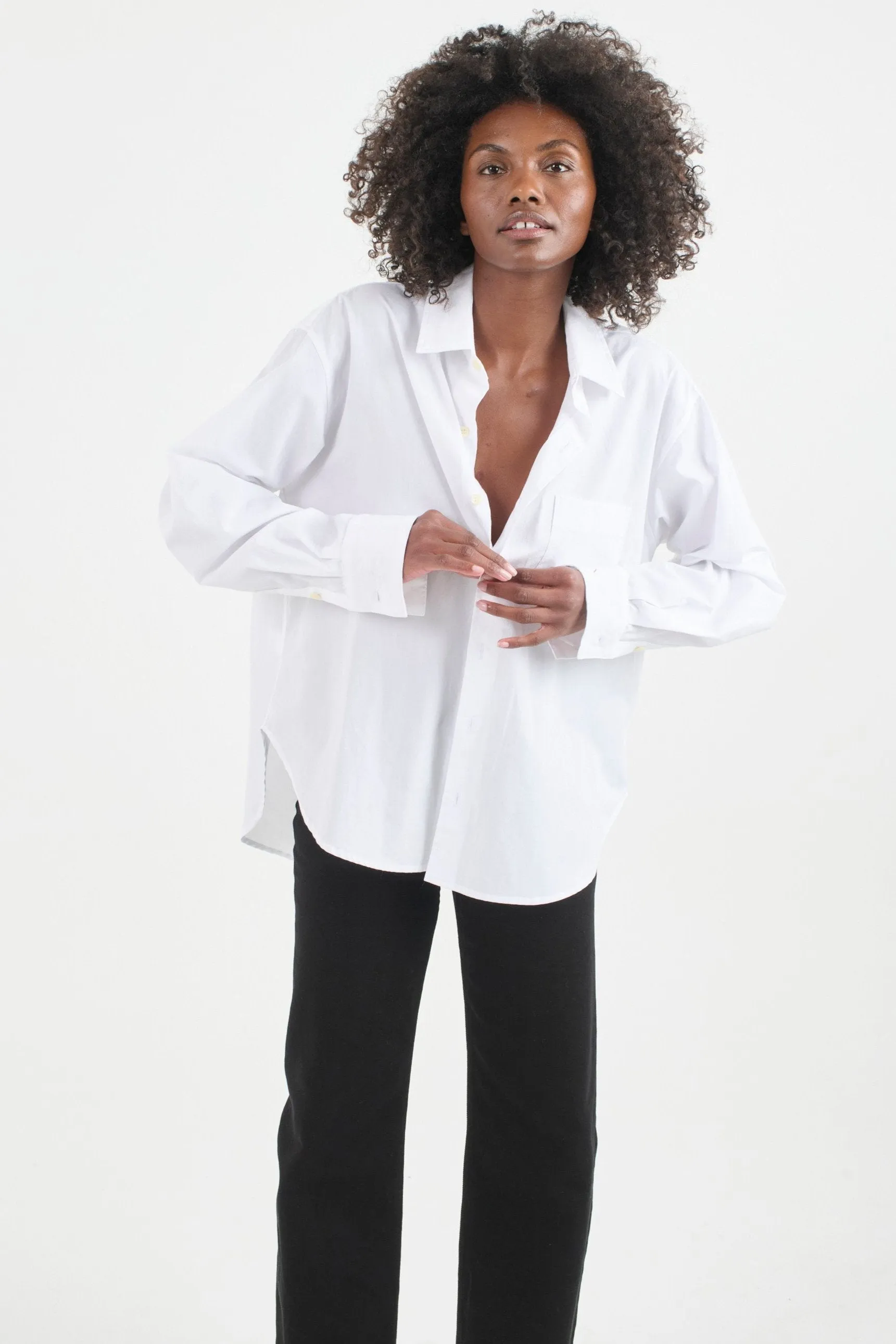 The Weekend Shirt in White sold by Jamie Haller product image thumbnail 4