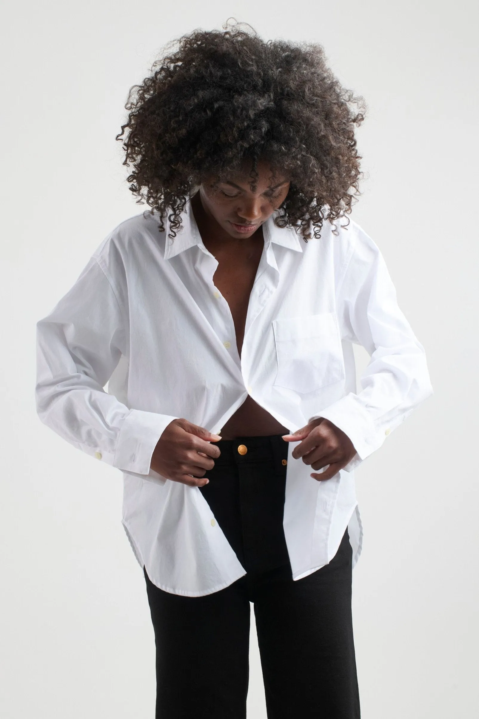 The Weekend Shirt in White sold by Jamie Haller product image thumbnail 3