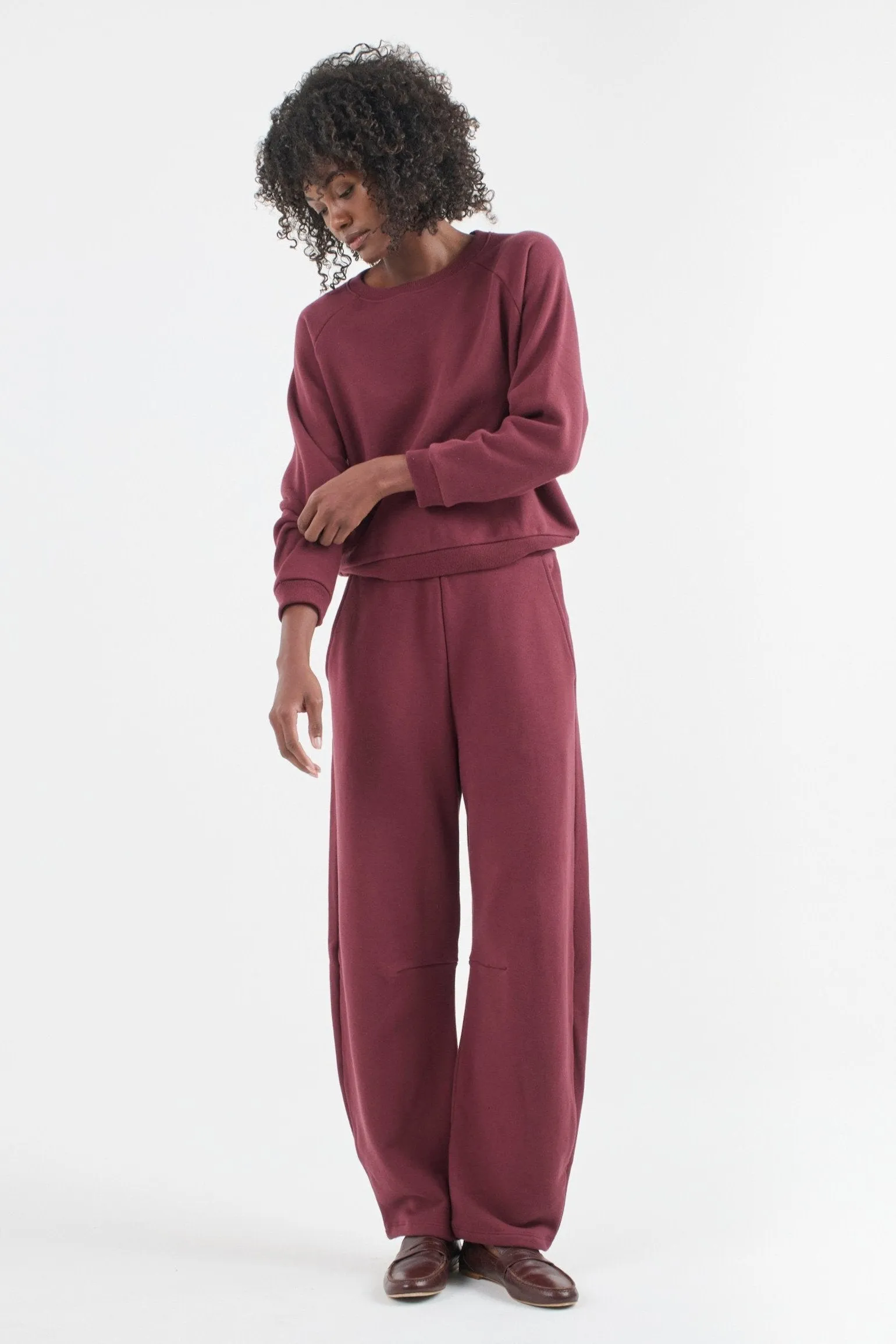 The Arc Lounge Pant in Cherry Cola sold by Jamie Haller product image thumbnail 3