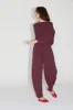 The Arc Lounge Pant in Cherry Cola sold by Jamie Haller