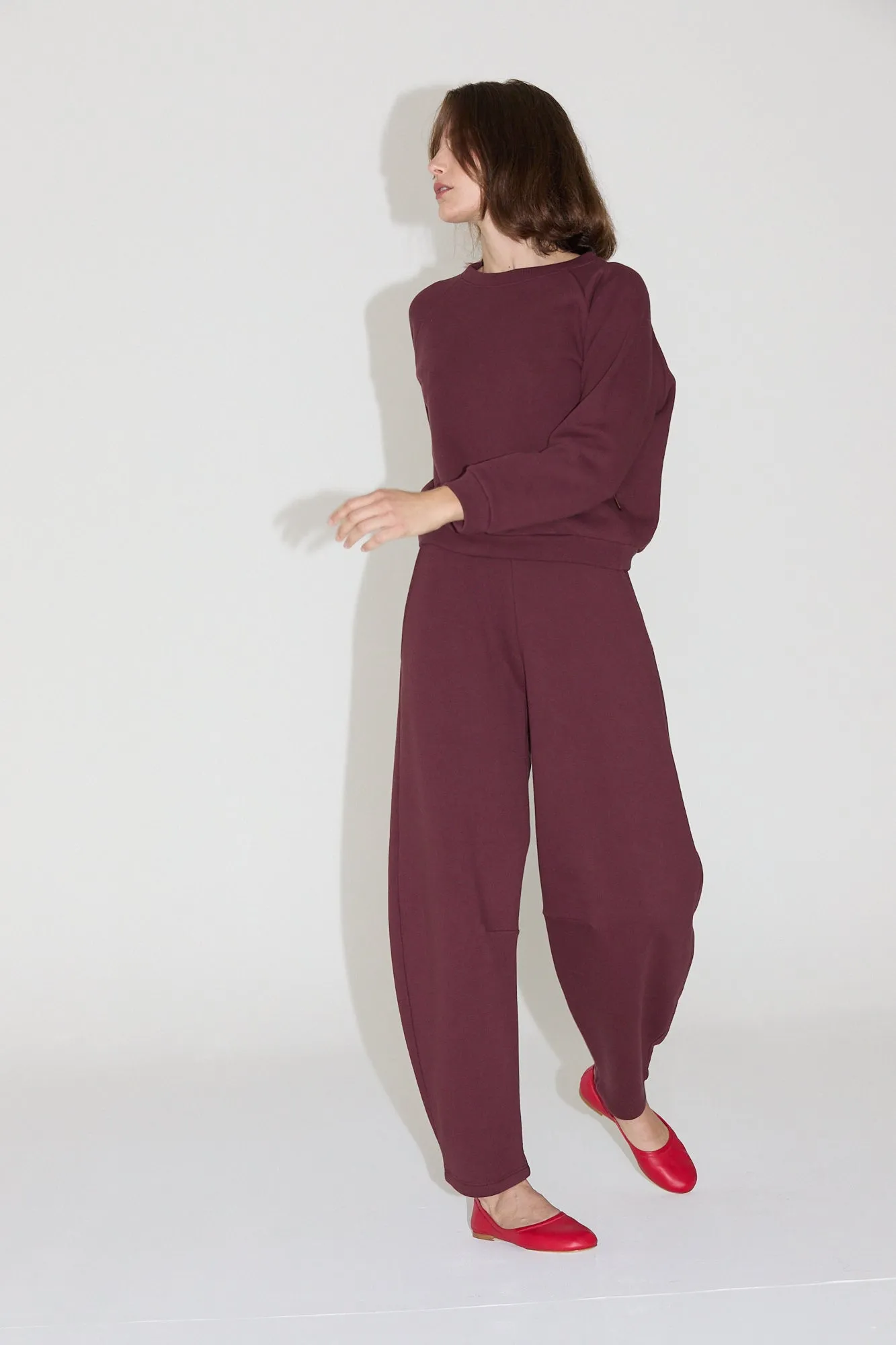 The Arc Lounge Pant in Cherry Cola sold by Jamie Haller product image thumbnail 2