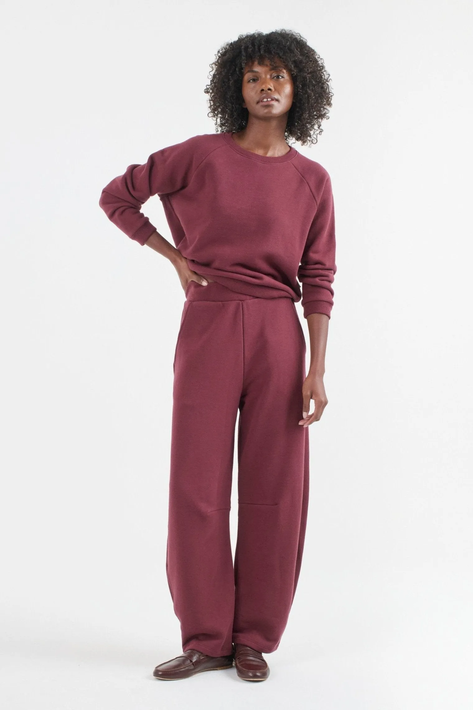The Arc Lounge Pant in Cherry Cola sold by Jamie Haller product image thumbnail 4