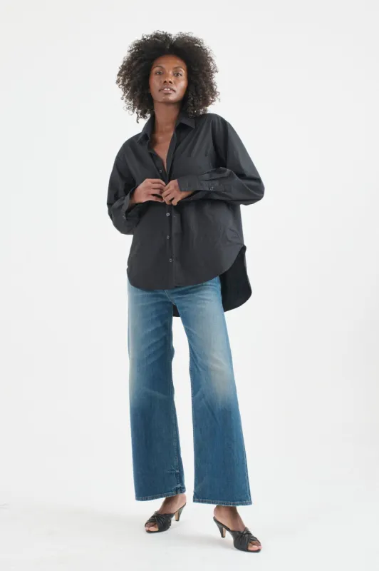 The Wide A Leg in Wilde Indigo sold by Jamie Haller