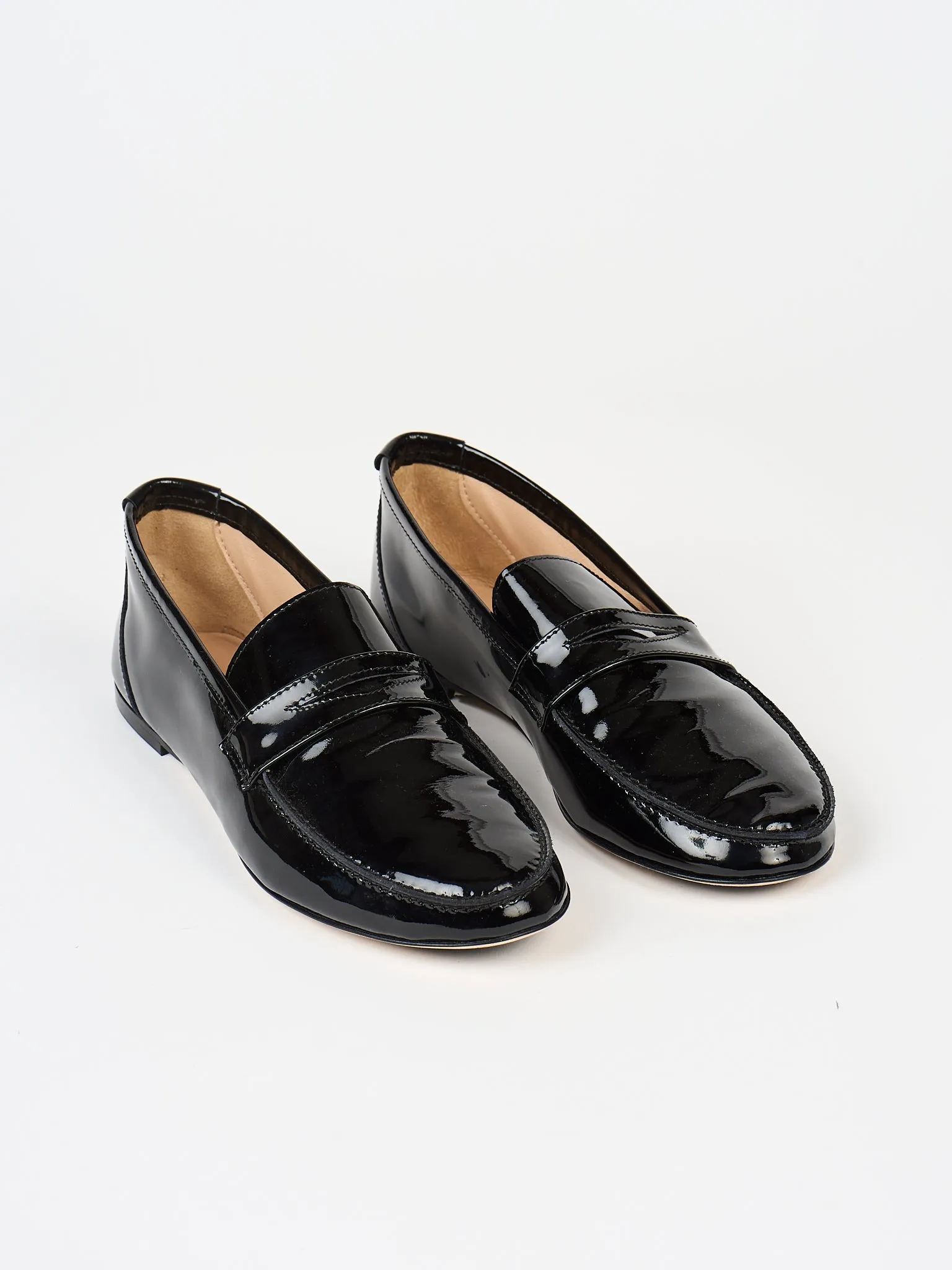 The Penny Loafer in Black Patent sold by Jamie Haller product image thumbnail 3