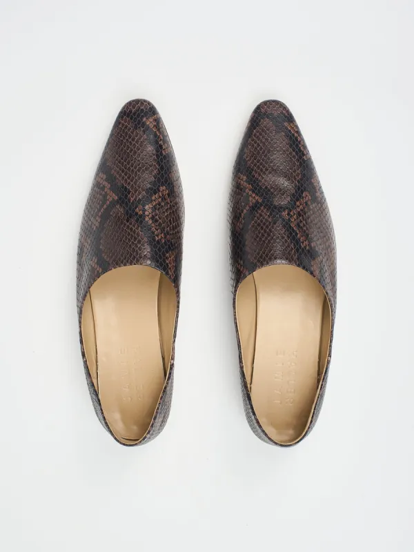 The Mule in Burgundy Cobra sold by Jamie Haller