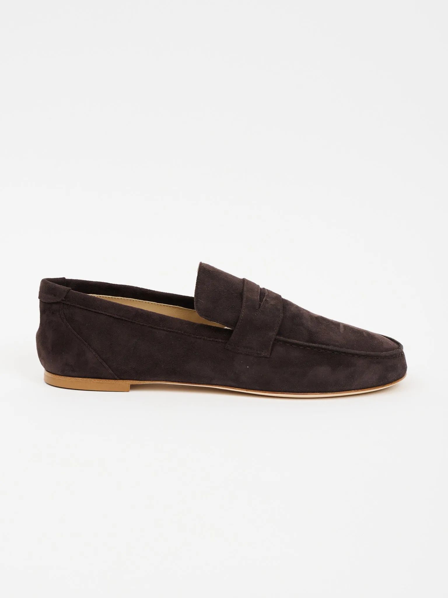 The Penny Loafer in Walnut Suede sold by Jamie Haller product image thumbnail 2