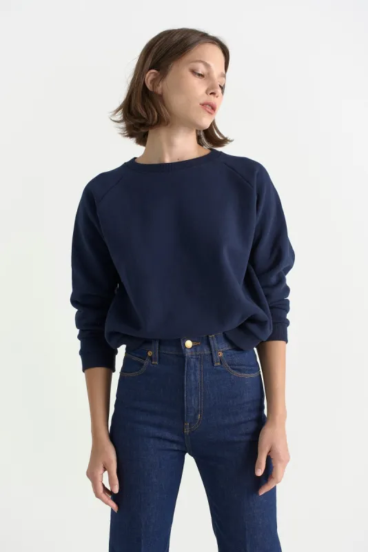 The Daily Sweatshirt in Navy sold by Jamie Haller