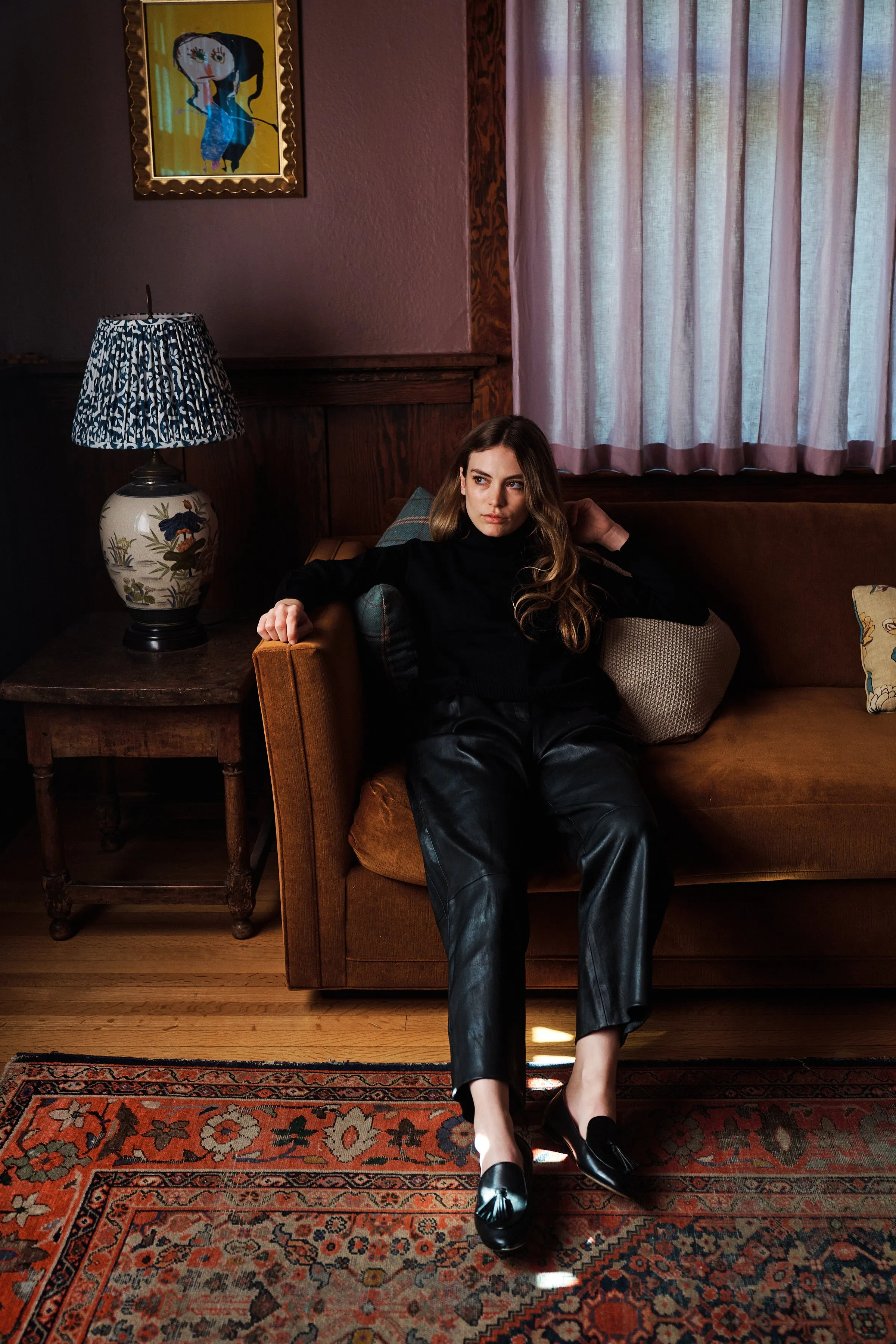 The Belgian Tassel Loafer in Black sold by Jamie Haller product image thumbnail 3