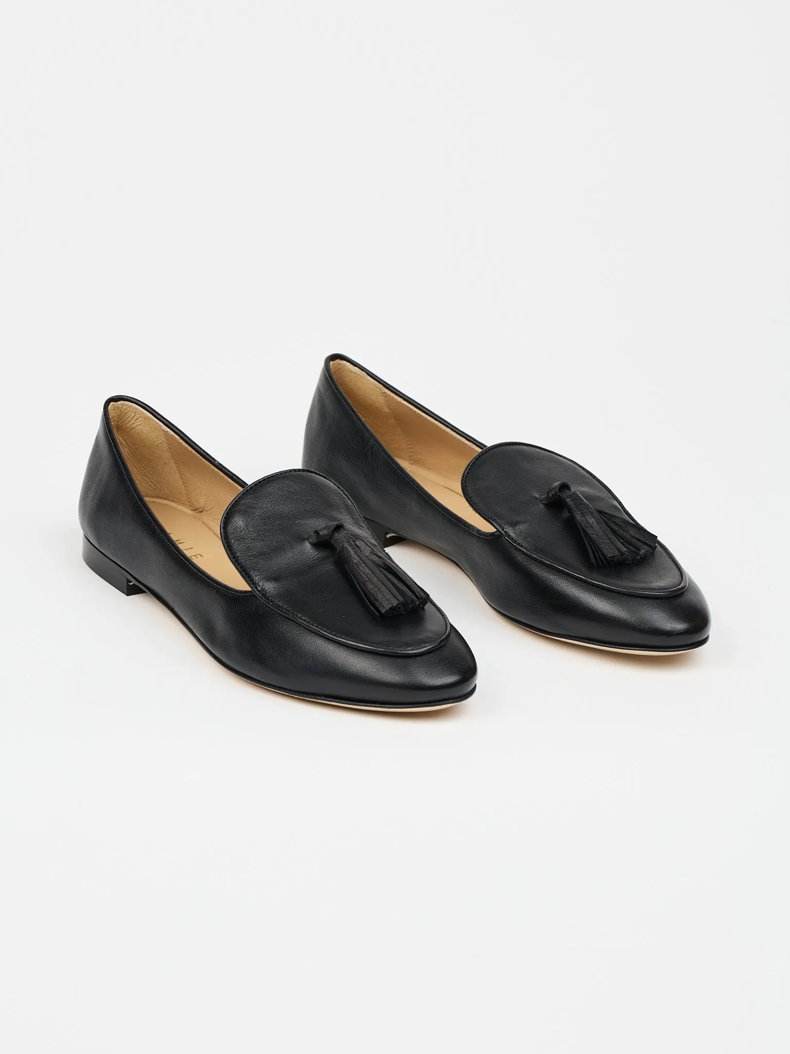 The Belgian Tassel Loafer in Black sold by Jamie Haller product image thumbnail 2