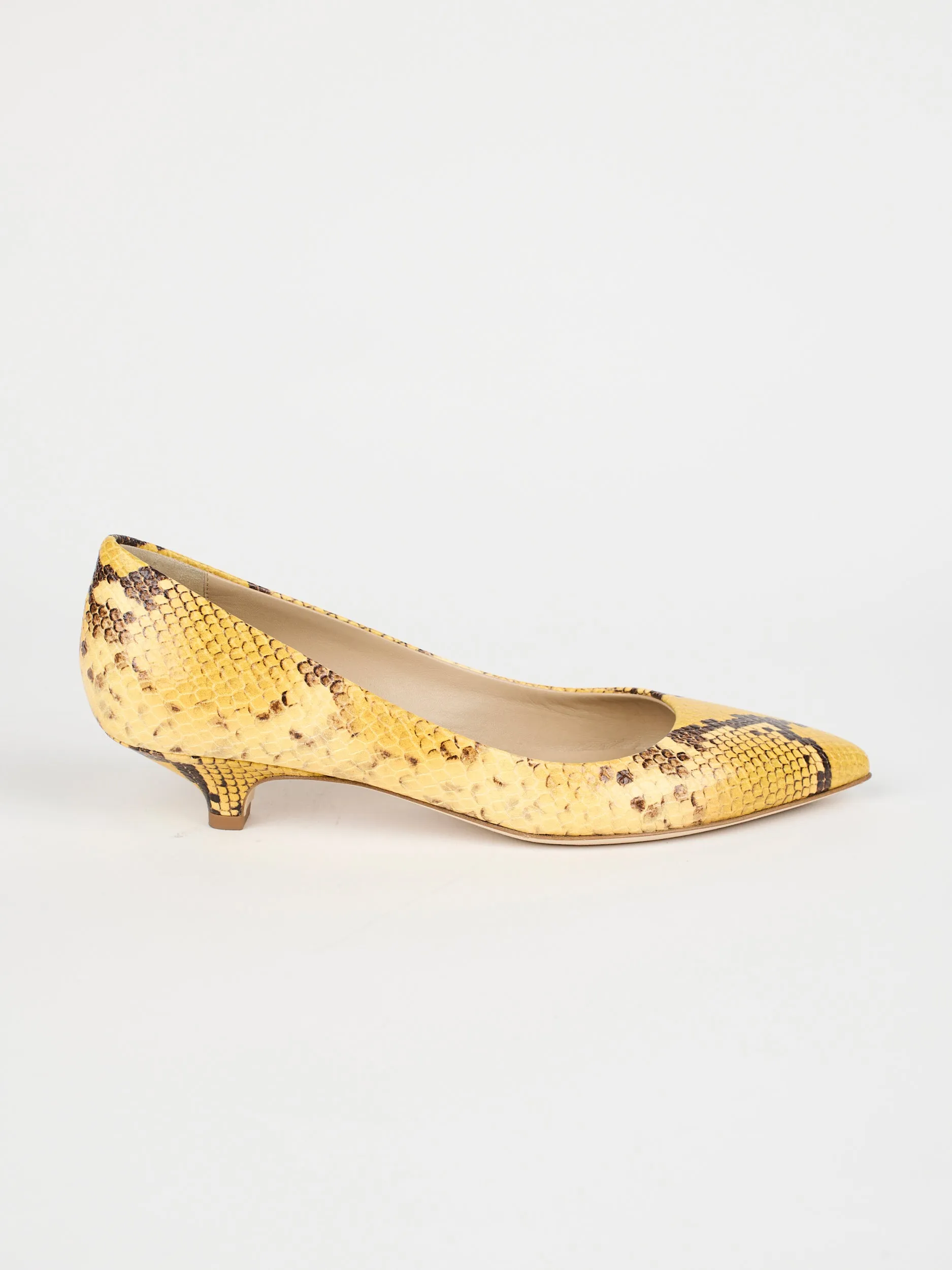 The Kitty Point Heel in Yellow sold by Jamie Haller product image thumbnail 2