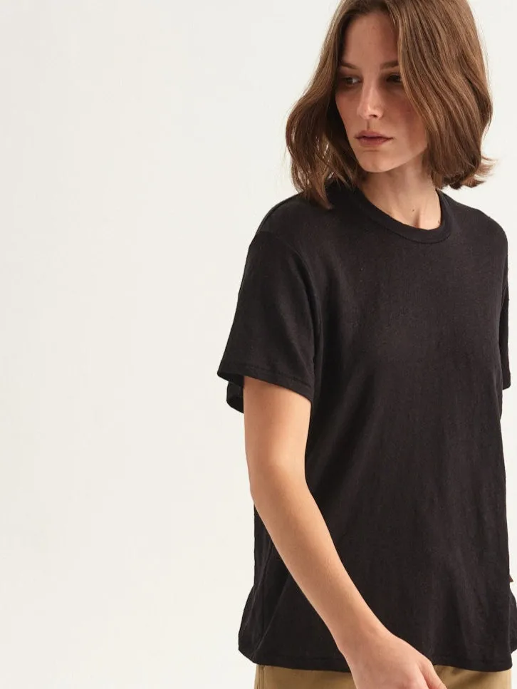 The Chameleon Tee Linen in Black sold by Jamie Haller product image thumbnail 2