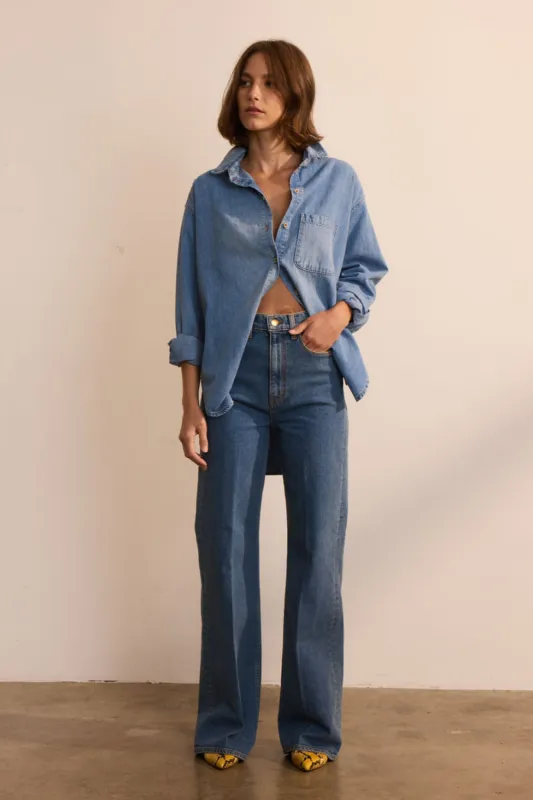 The Crease Jean in Flat Crease sold by Jamie Haller