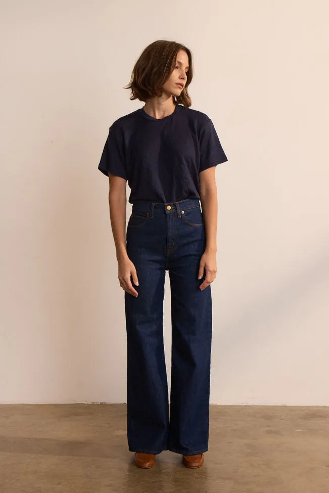 The Wide A Leg in Raw Rinse sold by Jamie Haller product image thumbnail 3