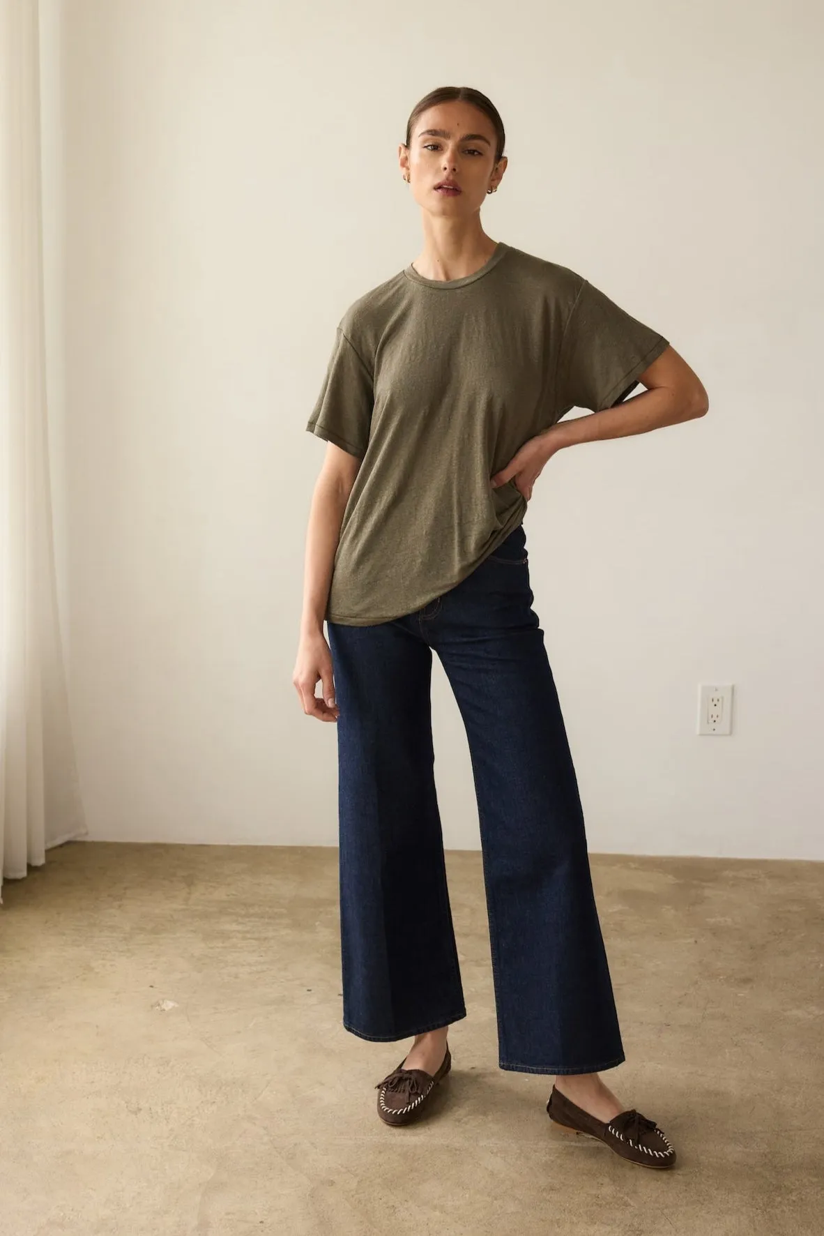 The Wide A Leg in Raw Rinse sold by Jamie Haller product image thumbnail 2