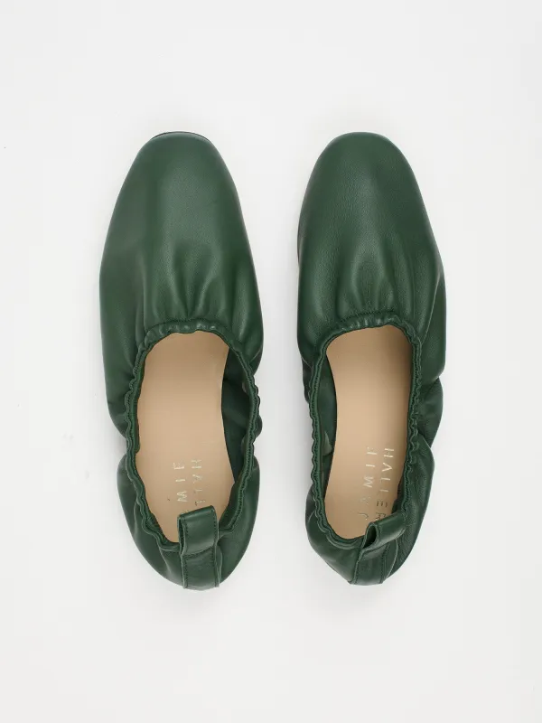 The Elastic Slipper in Verdone sold by Jamie Haller