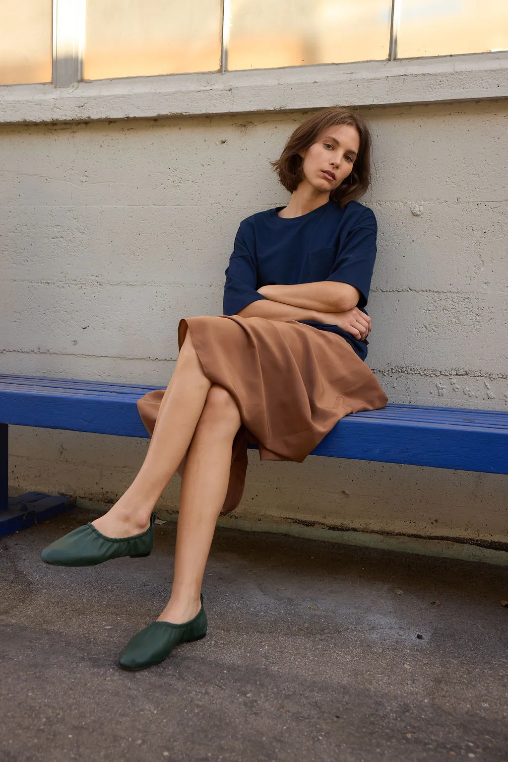 The Elastic Slipper in Verdone sold by Jamie Haller product image thumbnail 5