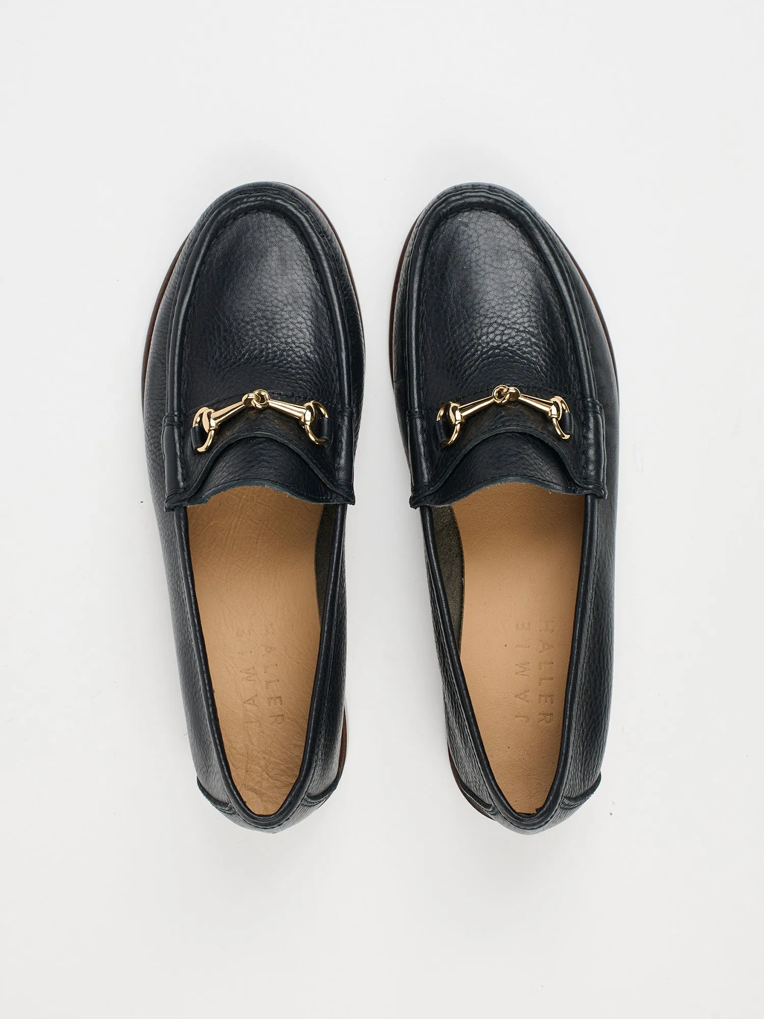 The Bit Loafer in Navy sold by Jamie Haller