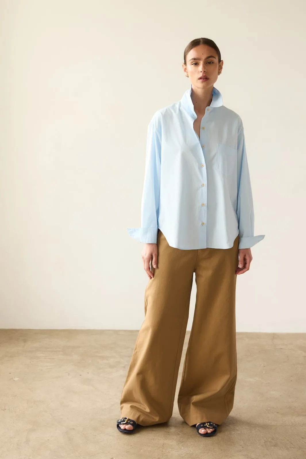 The Off Duty Trouser in Chestnut sold by Jamie Haller product image thumbnail 3