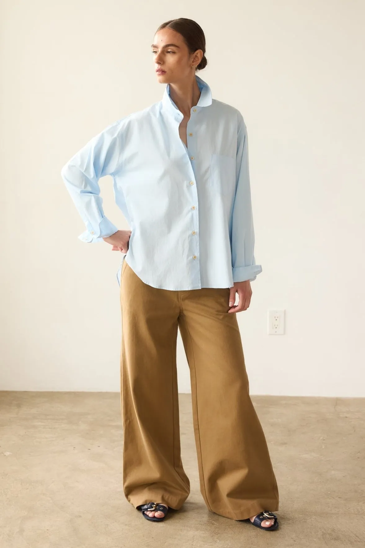 The Off Duty Trouser in Chestnut sold by Jamie Haller product image thumbnail 4