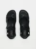 The Walking Sandal in Black sold by Jamie Haller