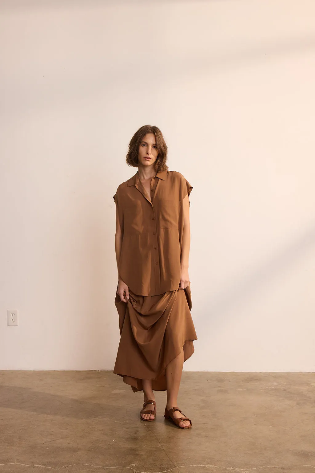 The Walking Sandal in Cognac sold by Jamie Haller product image thumbnail 5